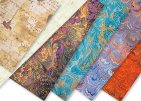 Our marbled papers
